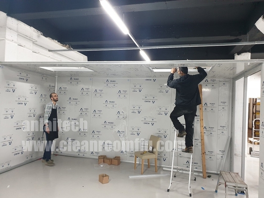 China cabine limpa modular de RoomClean do quarto desinfetado de 60 medidores quadrados fornecedor
